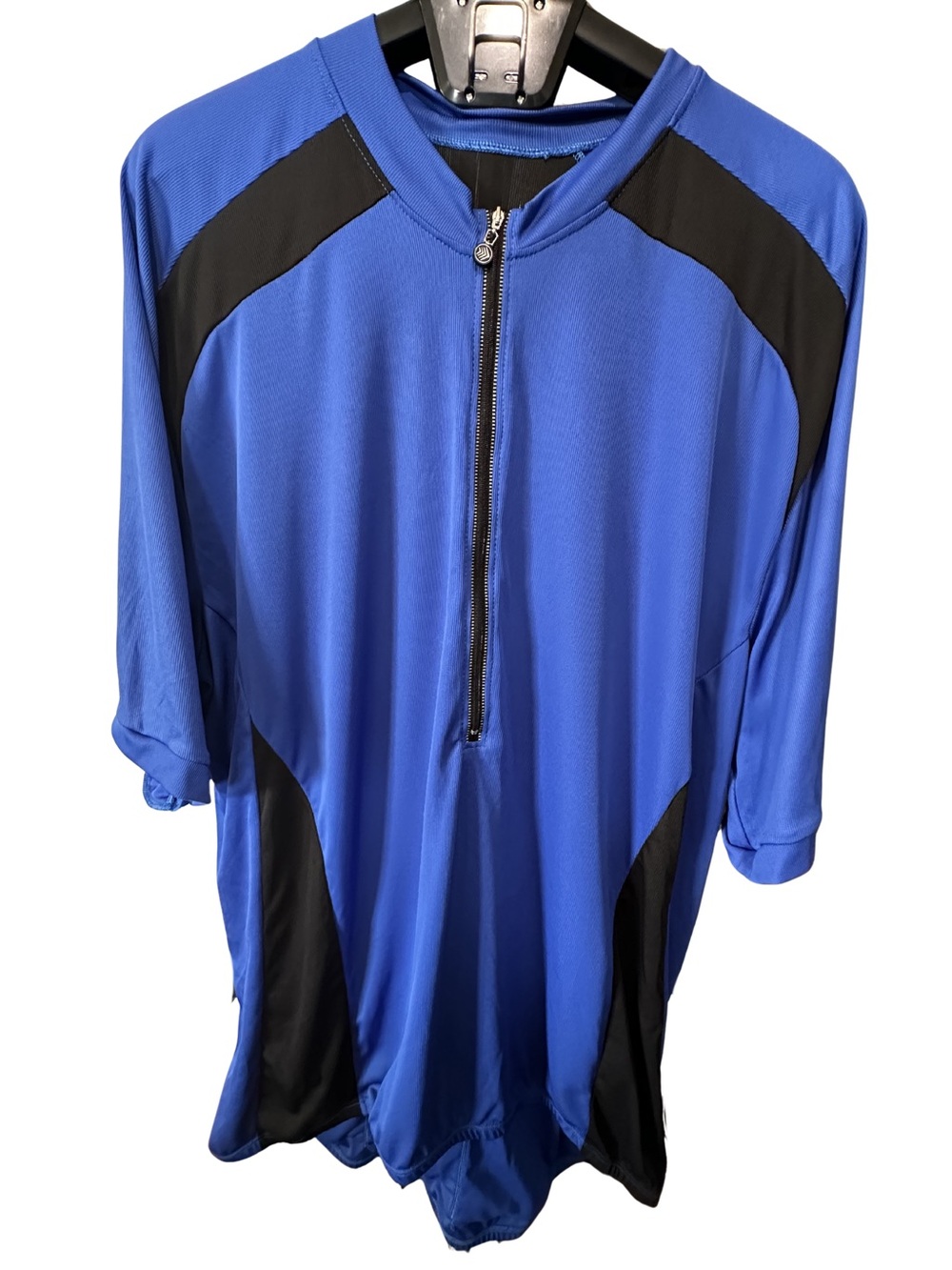 Aero Tech Designs Cyclewear Blue Men's Tall 4X Elite Cycling Coolmax Jersey - Picture 2 of 6